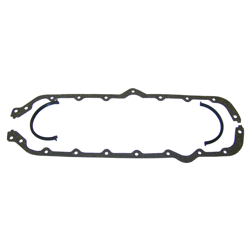 Crown Automotive Jeep Replacement J3206690 4-Piece Engine Oil Pan Gasket Set for Misc. Jeep Vehices w/ AMC V8 Engines for Select Jeep CJ5, Jeep CJ6, Jeep CJ7, Jeep Cherokee, Jeep Commando, Jeep Grand Wagoneer, Jeep J-100, Jeep J-2500, Jeep J-2600, Jeep