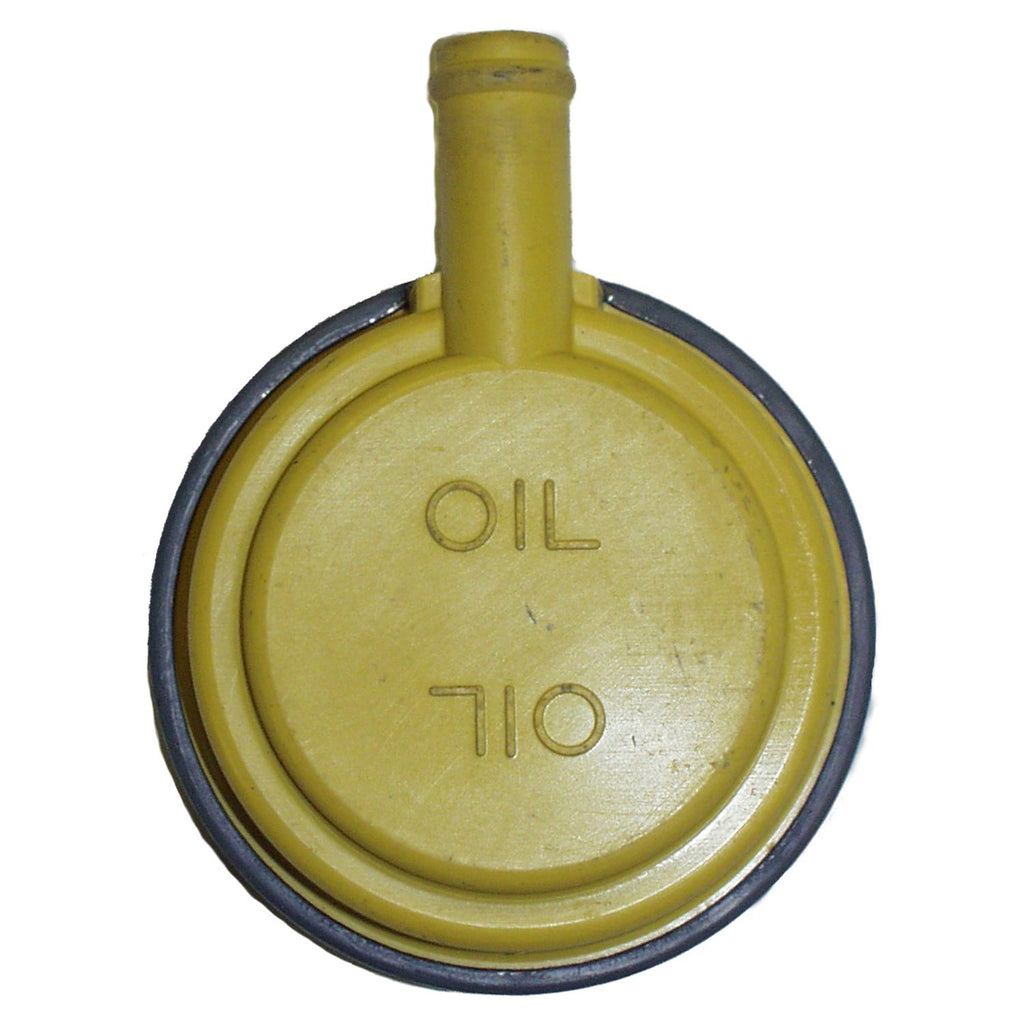 Crown Automotive Jeep Replacement J3220248 Yellow Plastic Oil Filler Cap for Select 71-91 Jeep Models w/ 5.0L or 5.9L Engs.