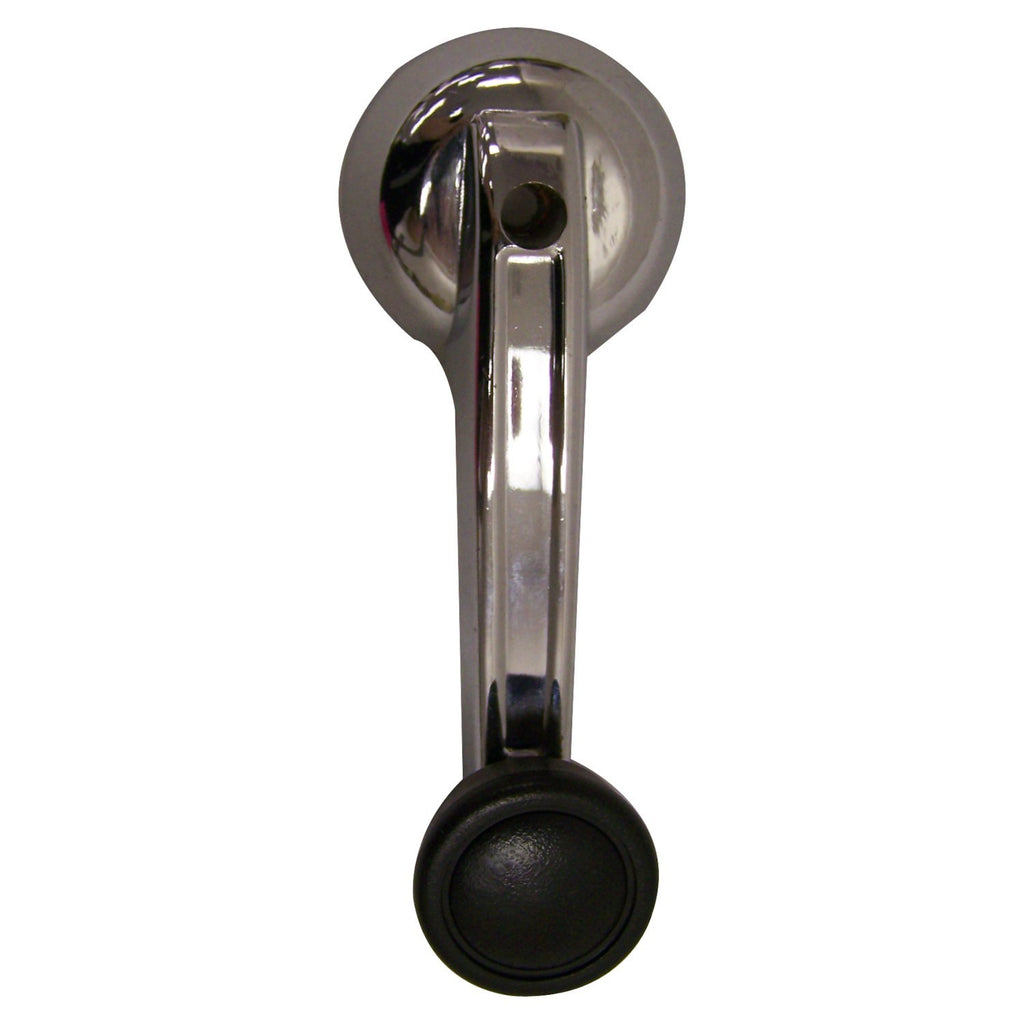 Crown Automotive Jeep Replacement J3726992 Chrome Front Window Handle for 76-91 Jeep CJs, YJ, w/ Door Speakers, L or R for Select Jeep CJ5, Jeep CJ7, Jeep Scrambler, Jeep Wrangler