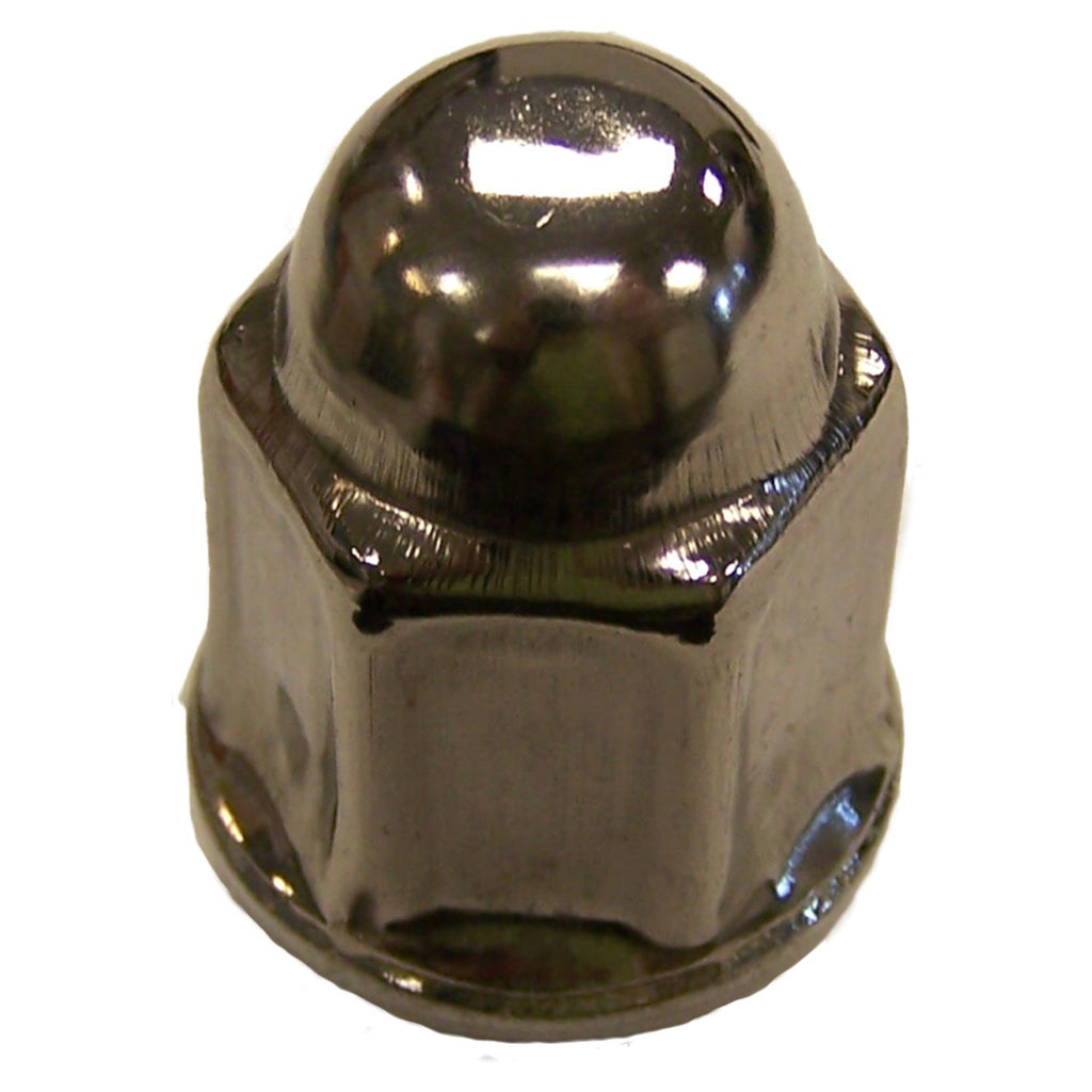 Crown Automotive Jeep Replacement J4006956 1/2"-20 Stainless Capped Lug Nut for Select Jeep JK, TJ, YJ, WK, WJ, and More!