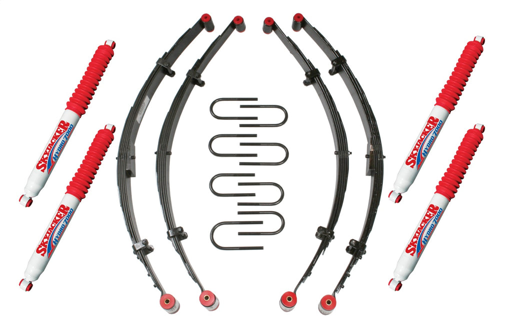 Skyjacker J41BKH-R 4IN. KIT; 76-86 CJ W/4 HYDROS for Select Jeep CJ5, Jeep CJ7, Jeep Scrambler