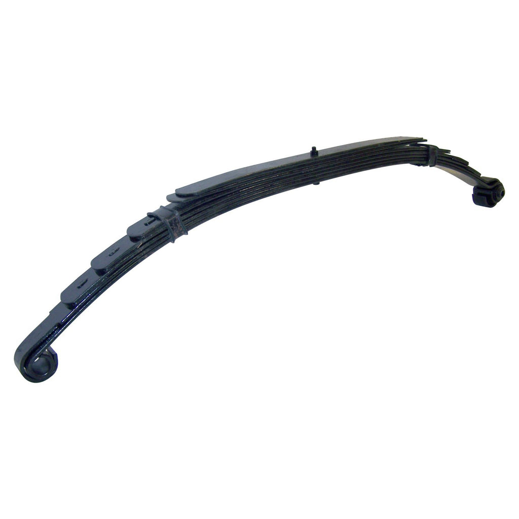Crown Automotive Jeep Replacement J5354892 HD Front Leaf Spring Assembly for 1976-86 Jeep CJ's, 7 Leaf w/ Only One Bushing for Select Jeep CJ5, Jeep CJ7, Jeep Scrambler