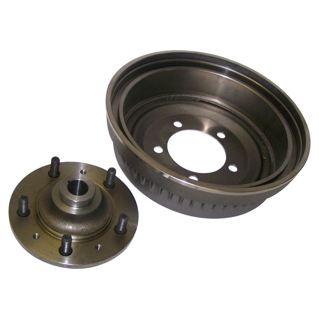 Crown Automotive Jeep Replacement J5355714 Rear Hub & Drum Assembly for 76-78 CJ-5, CJ-7 w/ AMC 20 Rear Axle w/ 11" Brakes for Select Jeep CJ5, Jeep CJ7