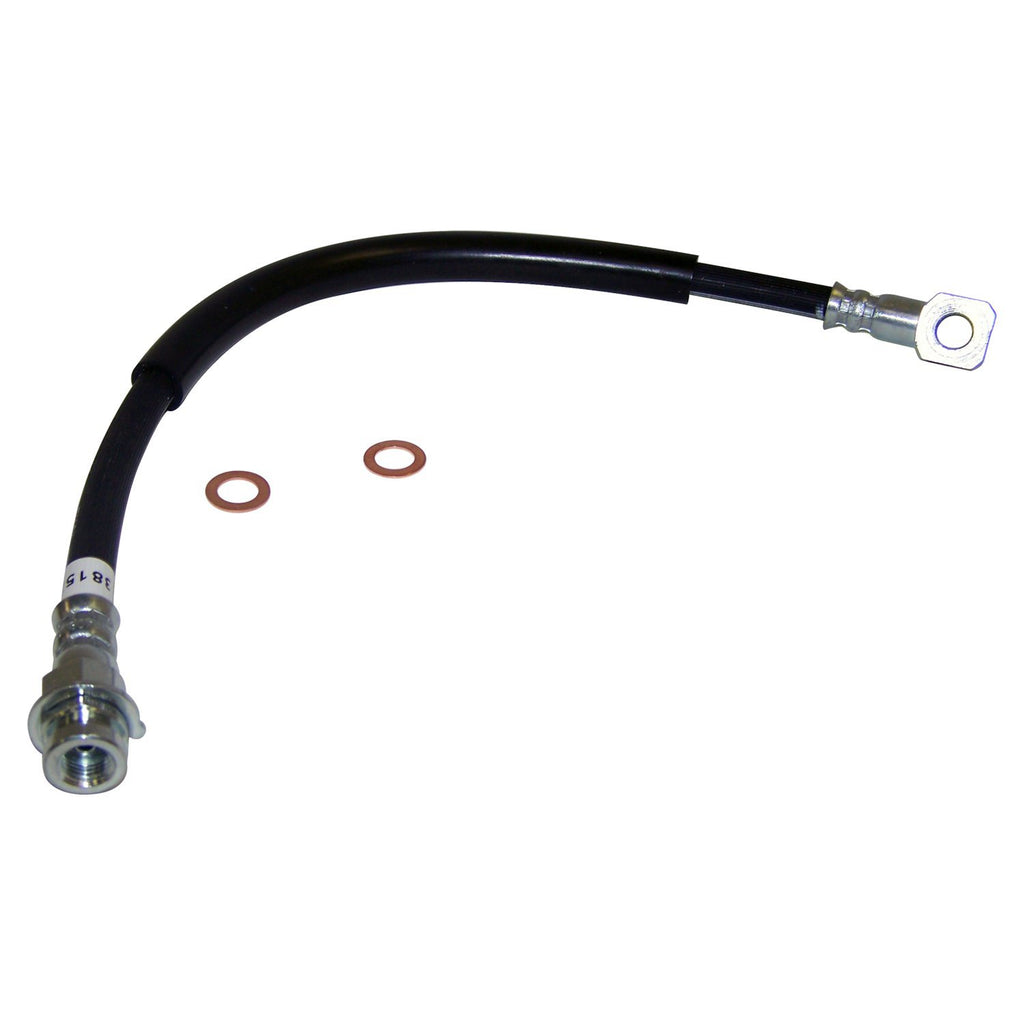 Crown Automotive Jeep Replacement J5363917 Front Brake Hose (Frame to Caliper) for 1982-1983 Jeep CJ-5, 16.25 Inches Long for Select Jeep CJ5