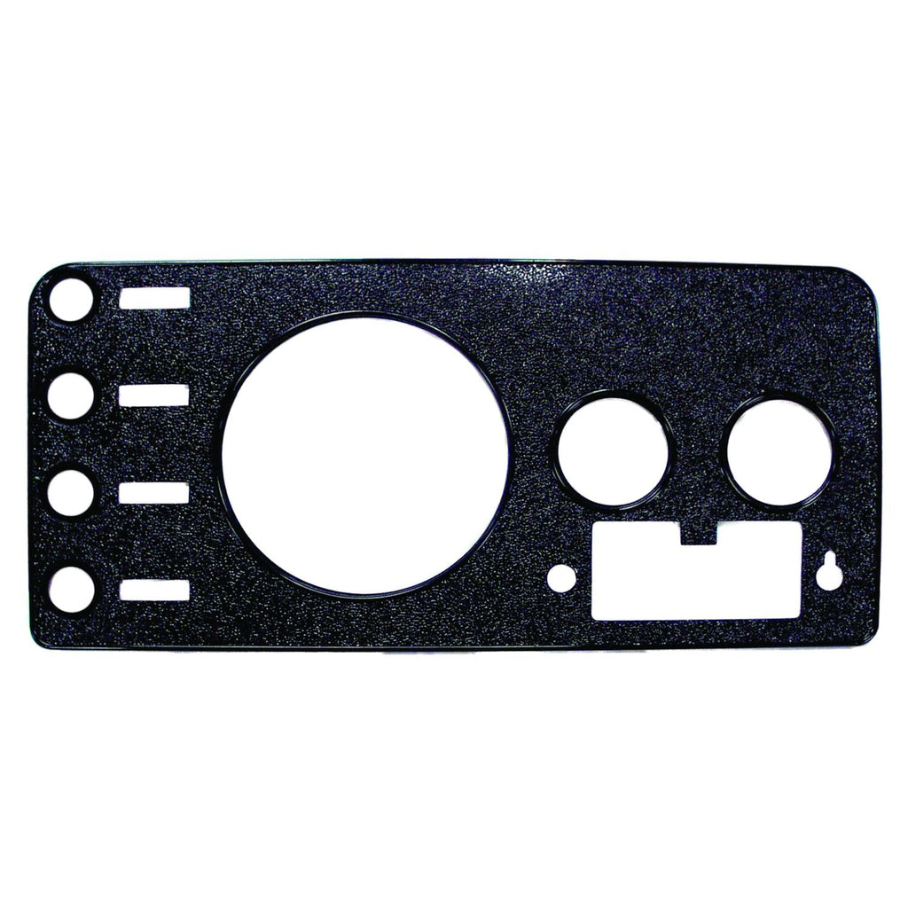 Crown Automotive Jeep Replacement J5457117 Dash Overlay Panel for 76-86 CJ-5, CJ-7, CJ-8, Black Textured, w/ Radio Opening for Select Jeep CJ5, Jeep CJ7, Jeep Scrambler