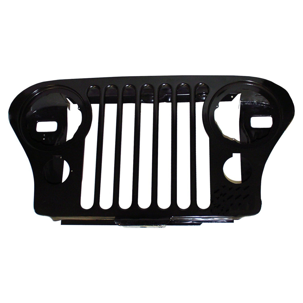 Crown Automotive Jeep Replacement J5752656 Black Grille for 1972-1986 Jeep CJ-5, CJ-6, CJ-7, CJ-8 for Select Jeep CJ5, Jeep CJ6, Jeep CJ7, Jeep Scrambler
