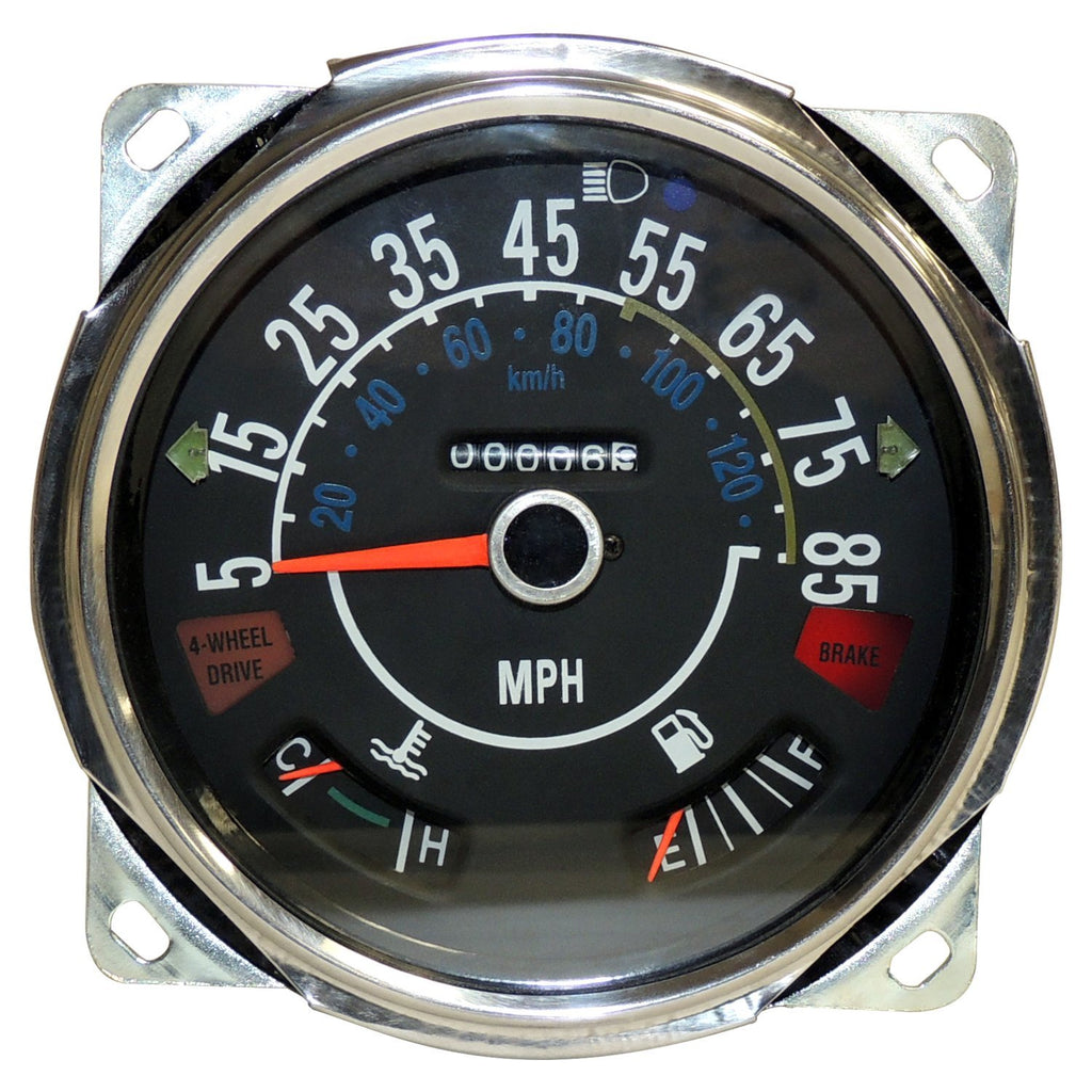Crown Automotive Jeep Replacement J5761110 Speedometer Assembly with Modernized Electronics for 1980-86 Jeep CJ-5, 7, 8 for Select Jeep CJ5, Jeep CJ7, Jeep Scrambler