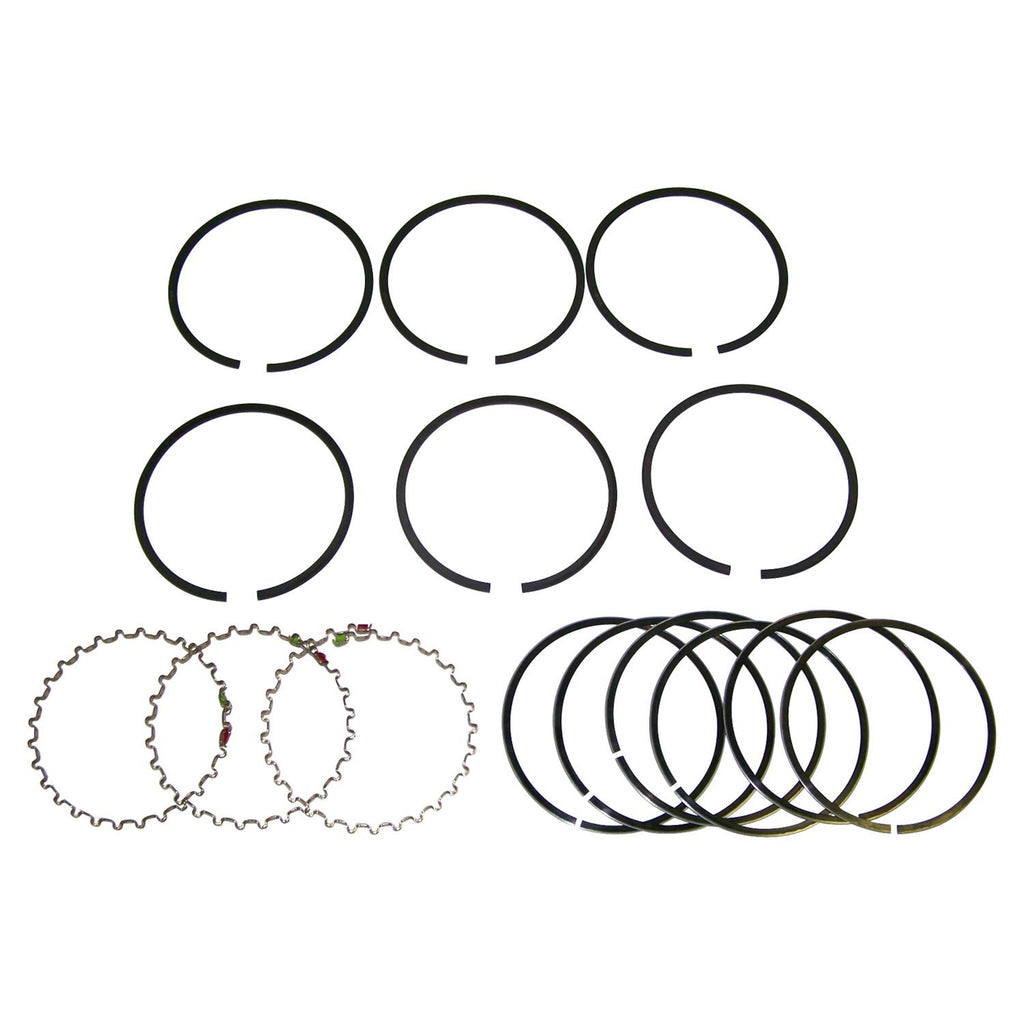 Crown Automotive Jeep Replacement J8121683 Standard Engine Piston Ring Set for Multiple 65-90 Jeep Models w/ 6 Cylinder Eng for Select Jeep CJ5, Jeep CJ6, Jeep CJ7, Jeep Cherokee, Jeep Commando, Jeep DJ5, Jeep Grand Wagoneer, Jeep J-100, Jeep J-200, Jeep