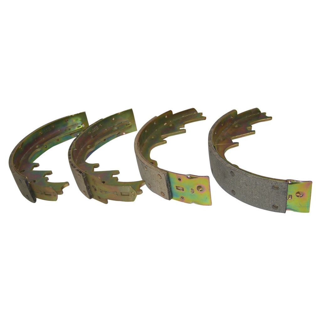 Crown Automotive Jeep Replacement J8124580 Front Brake Shoe Set for 1974-1976 Jeep SJ, J-Series w/ Front Drum Brakes for Select Jeep Cherokee, Jeep J10, Jeep J20