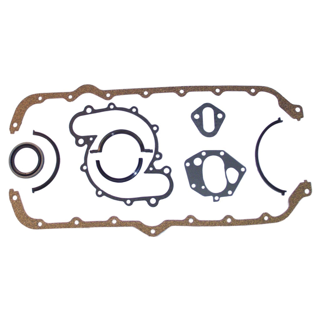Crown Automotive Jeep Replacement J8125727 Lower Engine Gasket Set for 71-91 Jeep CJs, C104, SJ, & J-Series w/ V8 Engine for Select Jeep CJ5, Jeep CJ6, Jeep CJ7, Jeep Cherokee, Jeep Commando, Jeep Grand Wagoneer, Jeep J-100, Jeep J-2500, Jeep J-2600,