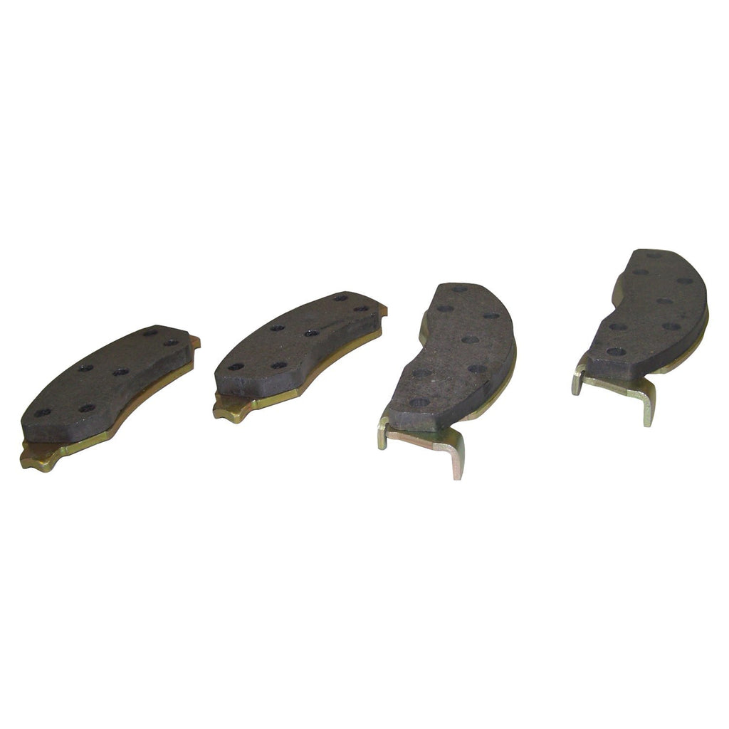 Crown Automotive Jeep Replacement J8126314 Front Brake Pad Set for 1976-77 Jeep CJ-5, CJ-7, 1978 w/ 6 Bolt Caliper Bracket for Select Jeep CJ5, Jeep CJ7
