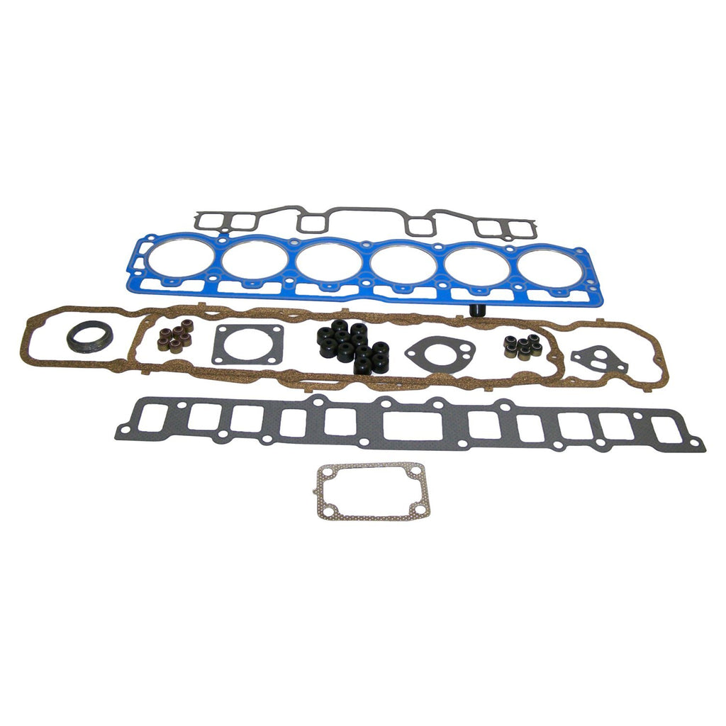 Crown Automotive Jeep Replacement J8128190 Upper Engine Gasket Set for Multiple 71-85 Jeep CJs, SJ, J-Series, C104 Commando for Select Jeep CJ5, Jeep CJ6, Jeep CJ7, Jeep Cherokee, Jeep Commando, Jeep DJ5, Jeep Grand Wagoneer, Jeep J-100, Jeep J-2500,