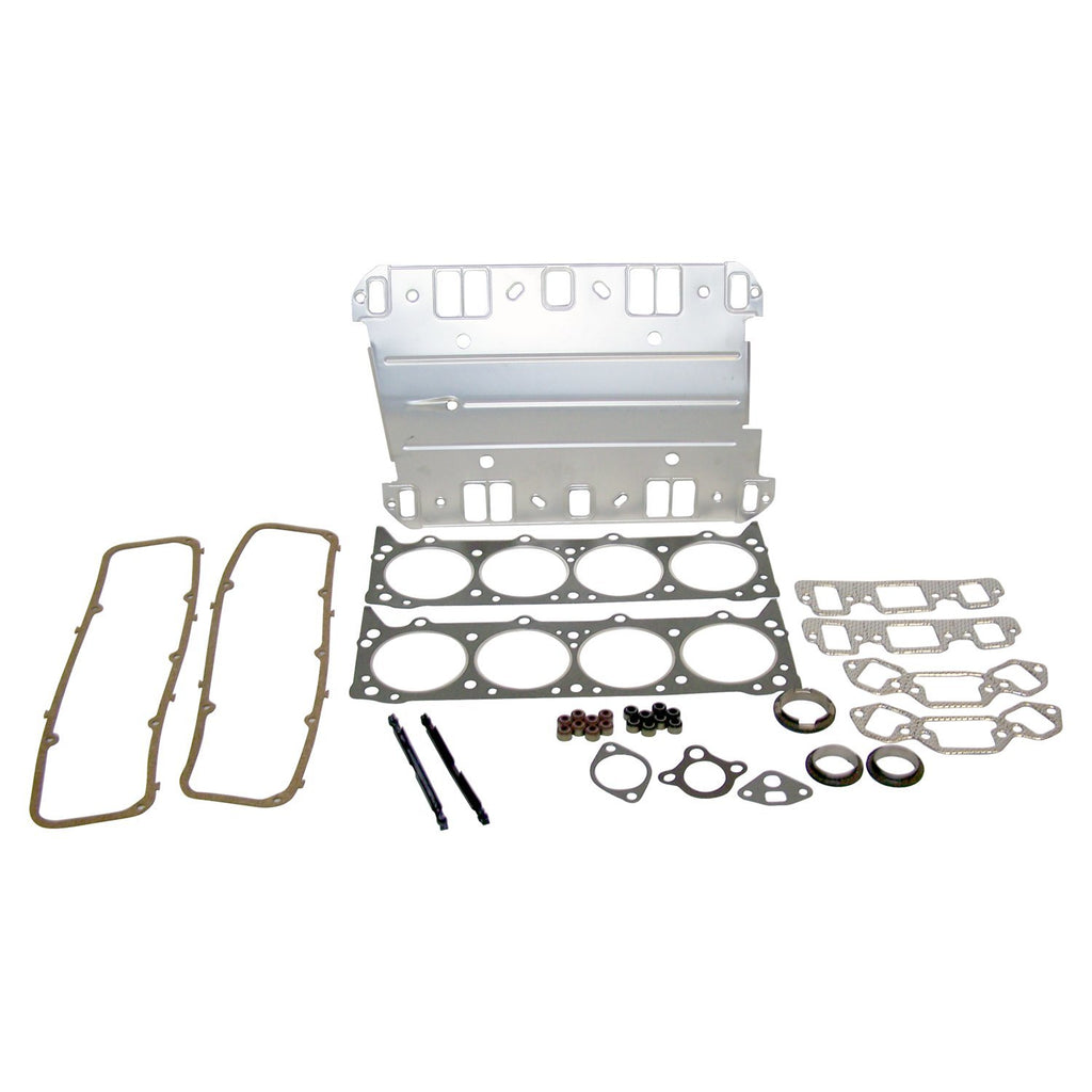 Crown Automotive Jeep Replacement J8128192 Upper Gasket Set for 1973-91 SJ, J-Series w/ 5.9L or 73-79 SJ, J-Series w/ 6.6L for Select Jeep Cherokee, Jeep Grand Wagoneer, Jeep J-100, Jeep J-2500, Jeep J-2600, Jeep J-4500, Jeep J-4600, Jeep J-4700, Jeep