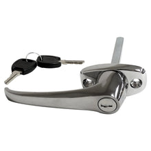 Load image into Gallery viewer, Crown Automotive Jeep Replacement J8128461 Chrome Door Handle &amp; Lock Cylinder for 1976-1981 CJ-5, CJ-7, Left or Right for Select Jeep CJ5, Jeep CJ7