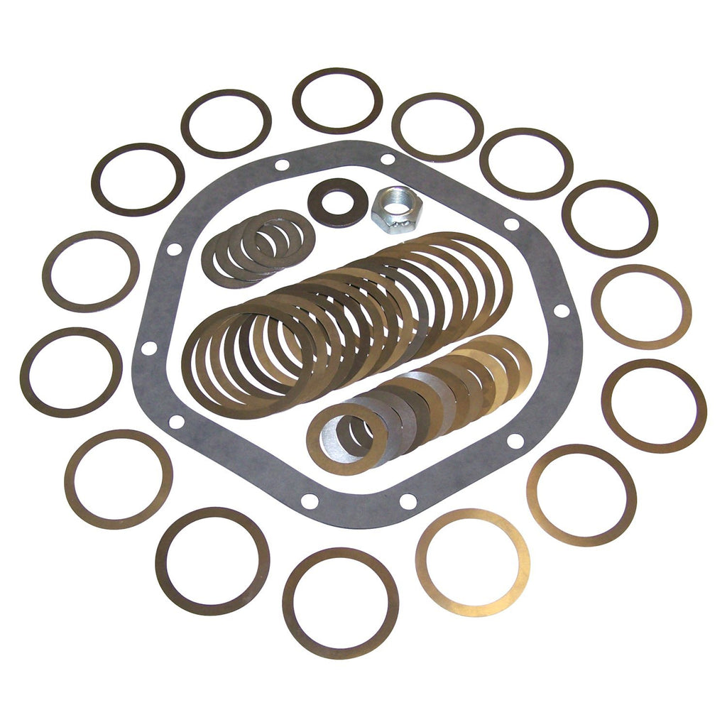 Crown Automotive Jeep Replacement J8129223 Differential and Pinion Shim Set for Misc Jeep 74-06 Models w/ Dana 44 Rear Axle for Select Jeep CJ7, Jeep Cherokee, Jeep Comanche, Jeep Grand Wagoneer, Jeep J10, Jeep J20, Jeep TJ, Jeep Wagoneer, Jeep Wrangler