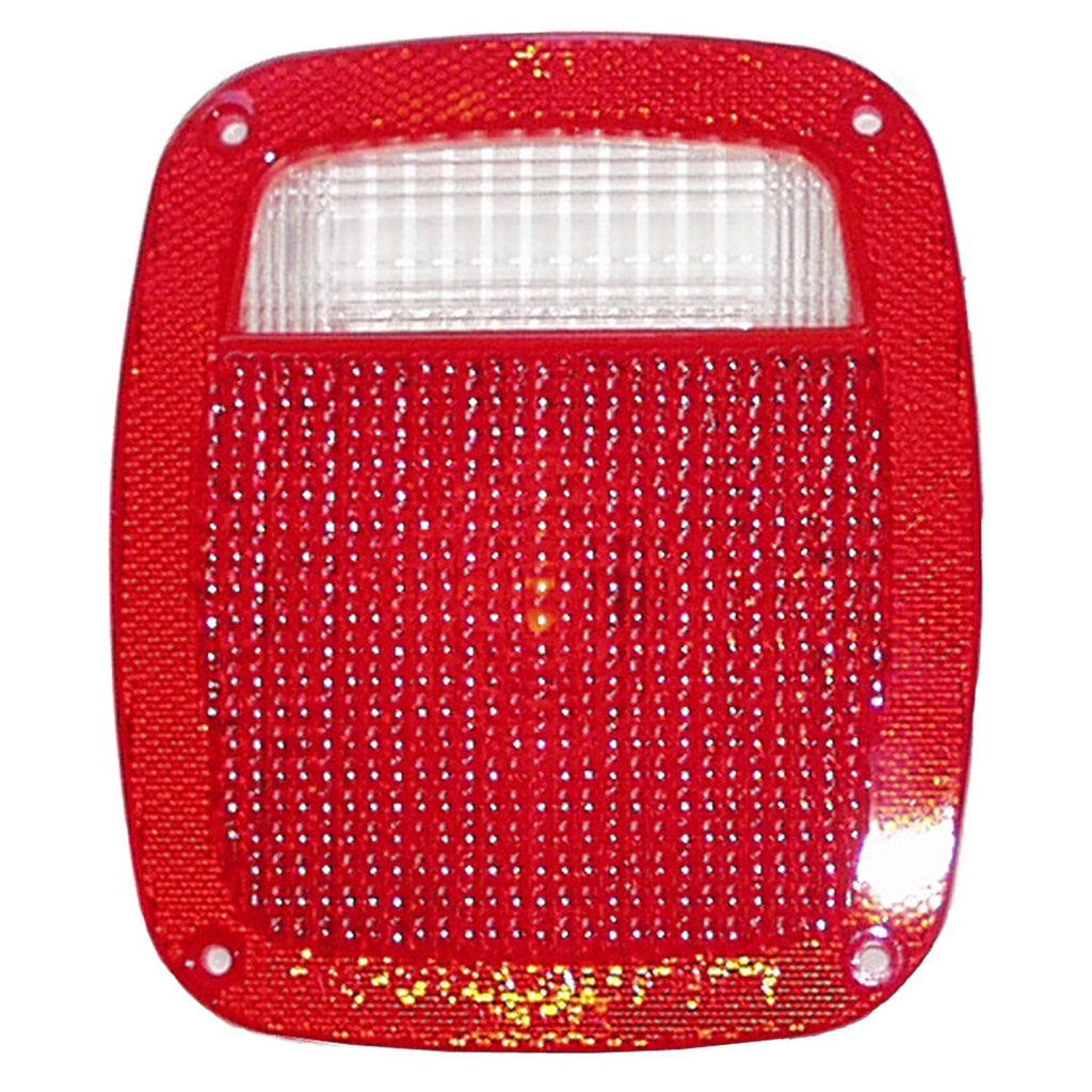 Crown Automotive Jeep Replacement J8129642 Tail Light Lens for Select Jeep 76-86 CJs,74-86 J-Series, 87-06 YJ, TJ Wrangers