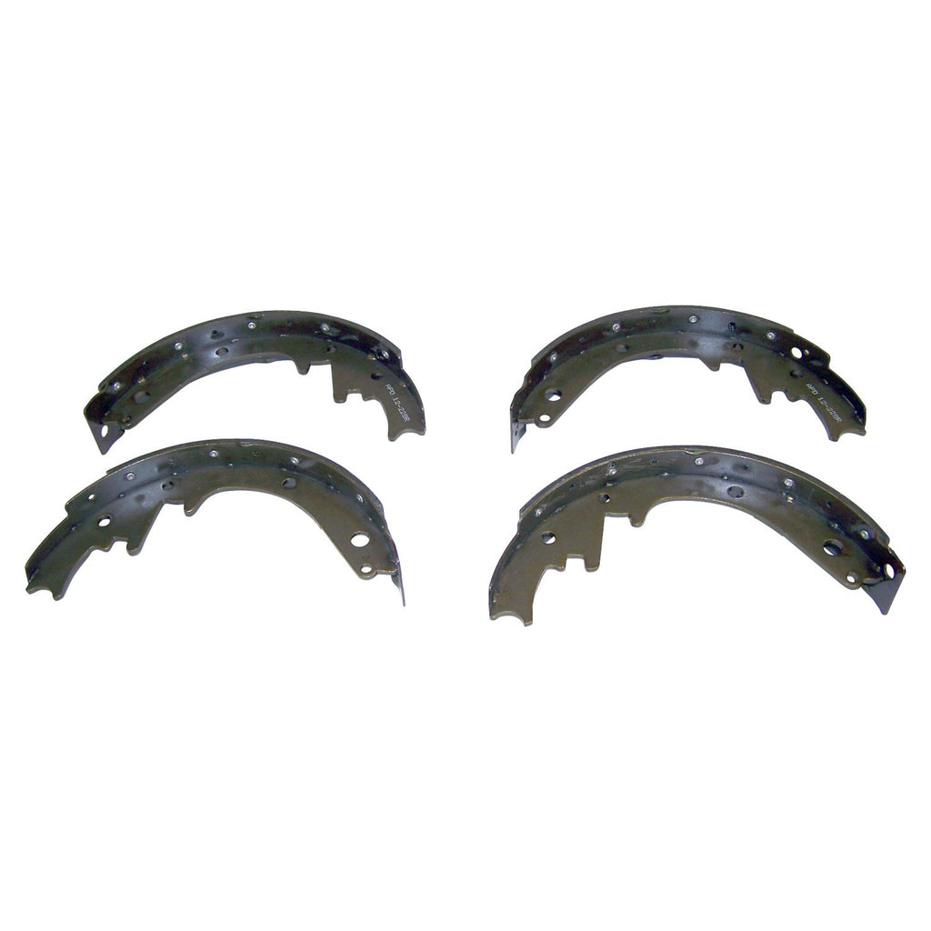 Crown Automotive Jeep Replacement J8130067 11" X 2" Brake Shoe and Lining Set for 1969-1978 CJ-5, 6, 7, C104, SJ, J-Series for Select Jeep CJ5, Jeep CJ6, Jeep CJ7, Jeep Commando, Jeep J-100, Jeep J-200, Jeep J-210, Jeep J-220, Jeep J-230, Jeep J-2500,