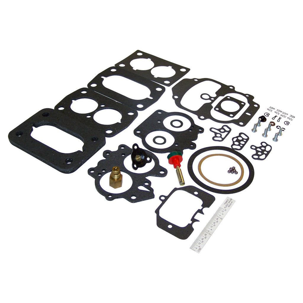 Crown Automotive Jeep Replacement J8134232 Carter Carburetor Rebuild Kit for Misc. 77-90 Jeep Models w/ 4.2L Engine for Select Jeep CJ5, Jeep CJ7, Jeep Cherokee, Jeep Grand Wagoneer, Jeep J10, Jeep Scrambler, Jeep Wagoneer, Jeep Wrangler