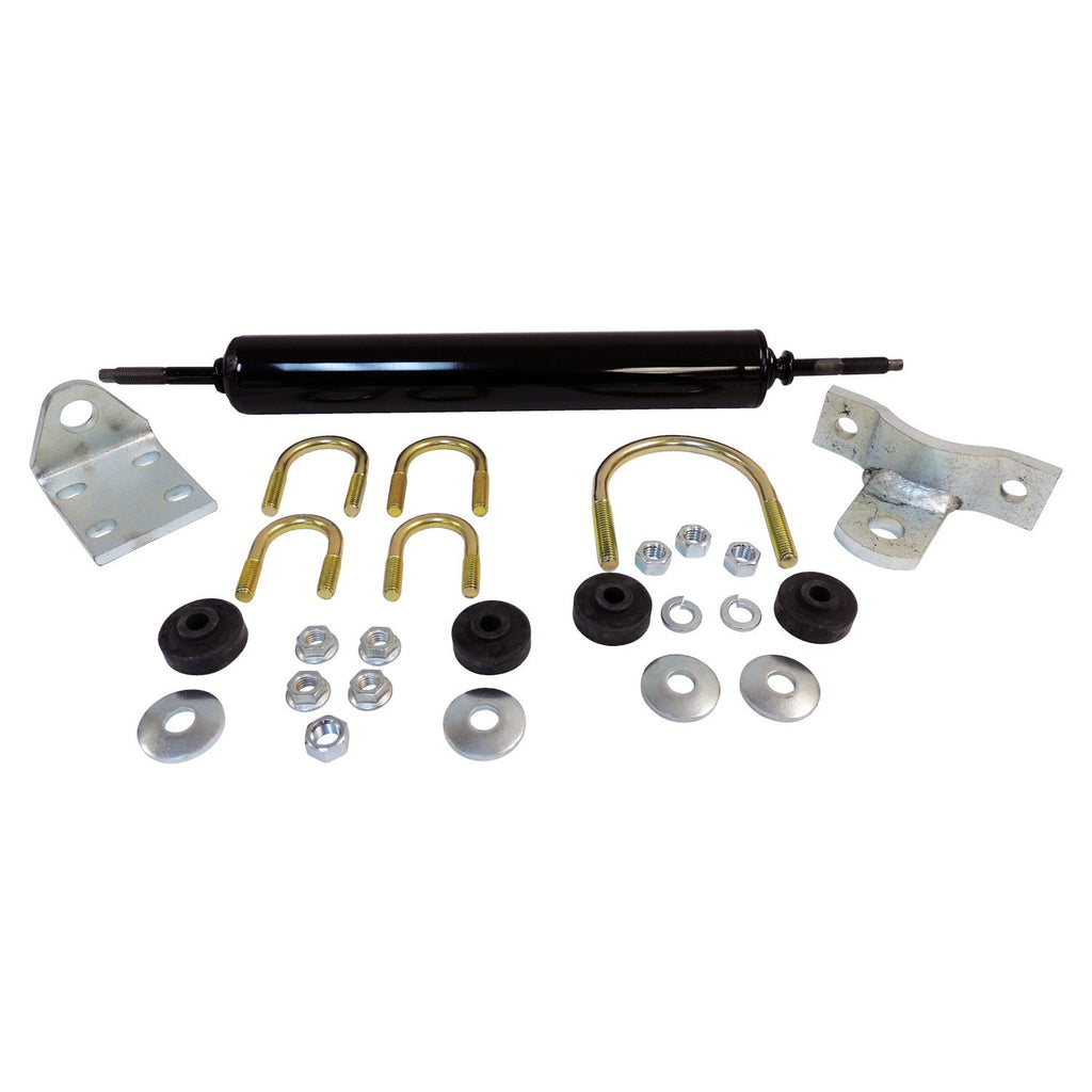 Crown Automotive Jeep Replacement J84500 Steering Stabilizer Kit for 1972-86 Jeep CJ-5, CJ-6, CJ-7, CJ-8, Incls. Hardware for Select Jeep CJ5, Jeep CJ6, Jeep CJ7, Jeep Scrambler