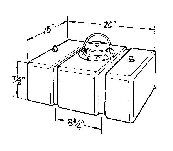 JAZ 200-008-01 8-Gallon C/T Fuel Cell