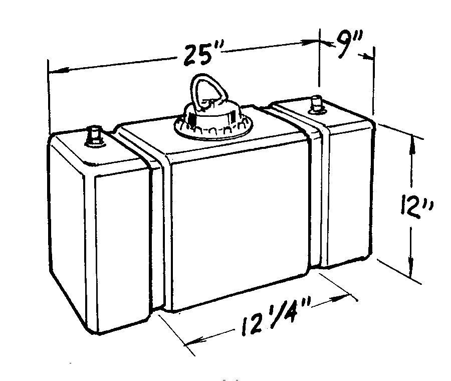 JAZ 200-010-01 10-Gallon C/T Fuel Cell