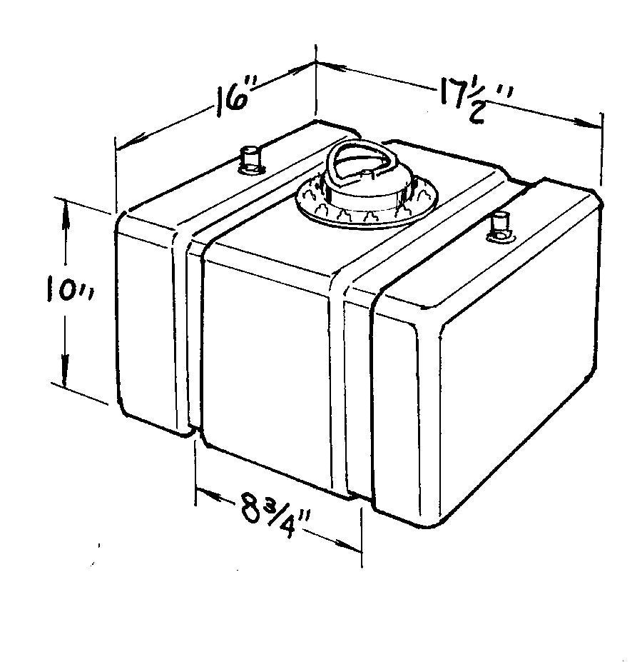 JAZ 200-012-01 12-Gallon C/T Fuel Cell