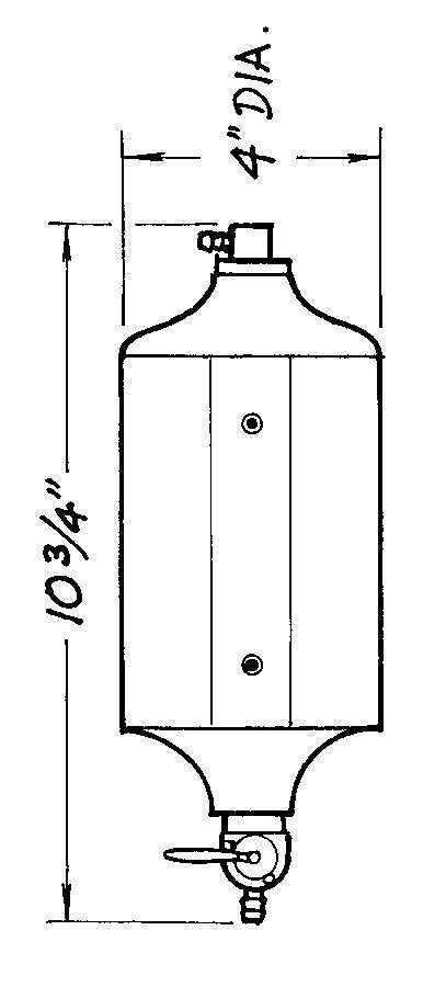 JAZ 600-025-01 Black Radiator Catch Can 1qt.