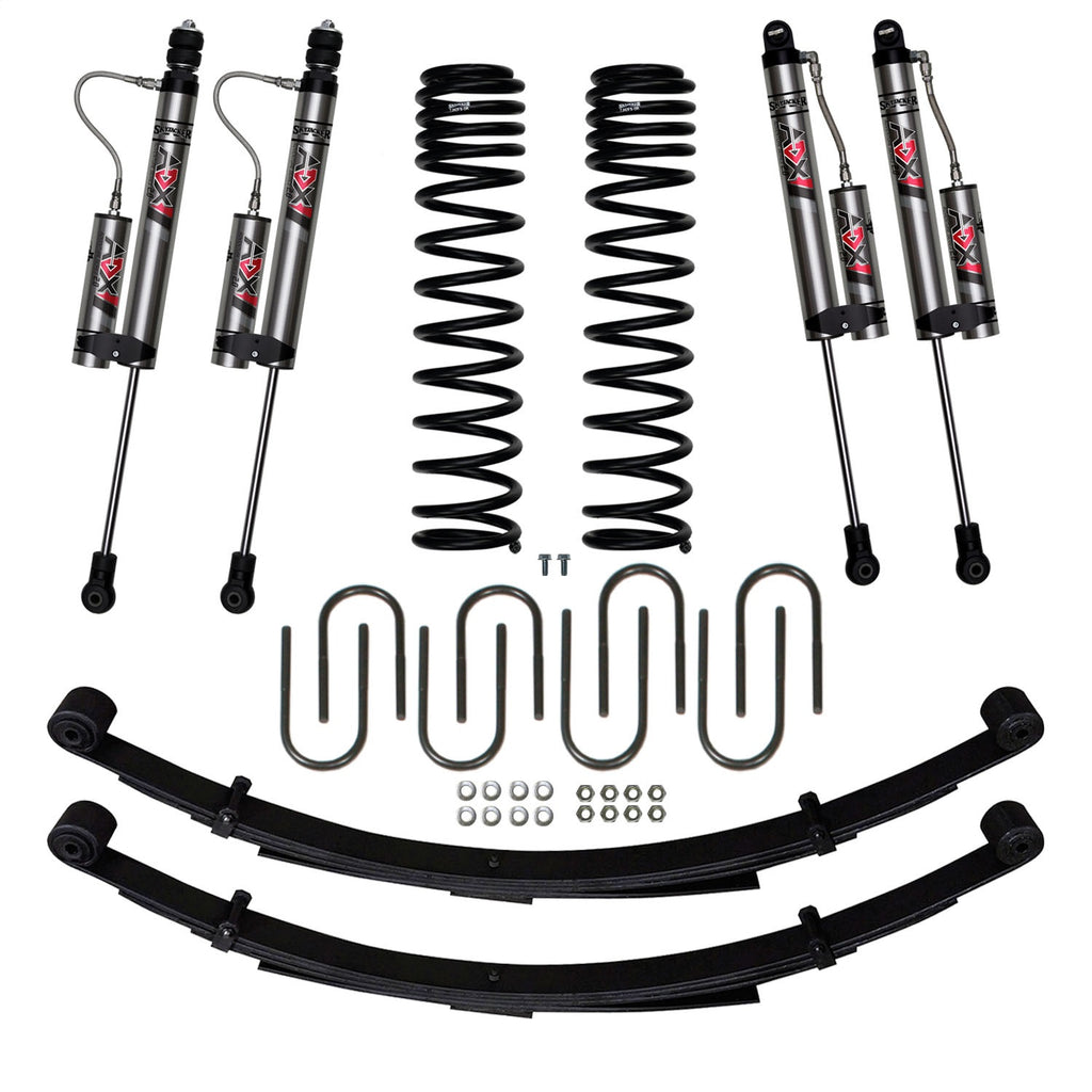 Skyjacker JC3158KSXLT 3 in. Suspension Lift System With ADX 2.0 Remote Reservoir Monotube Shocks. for Select Jeep Cherokee