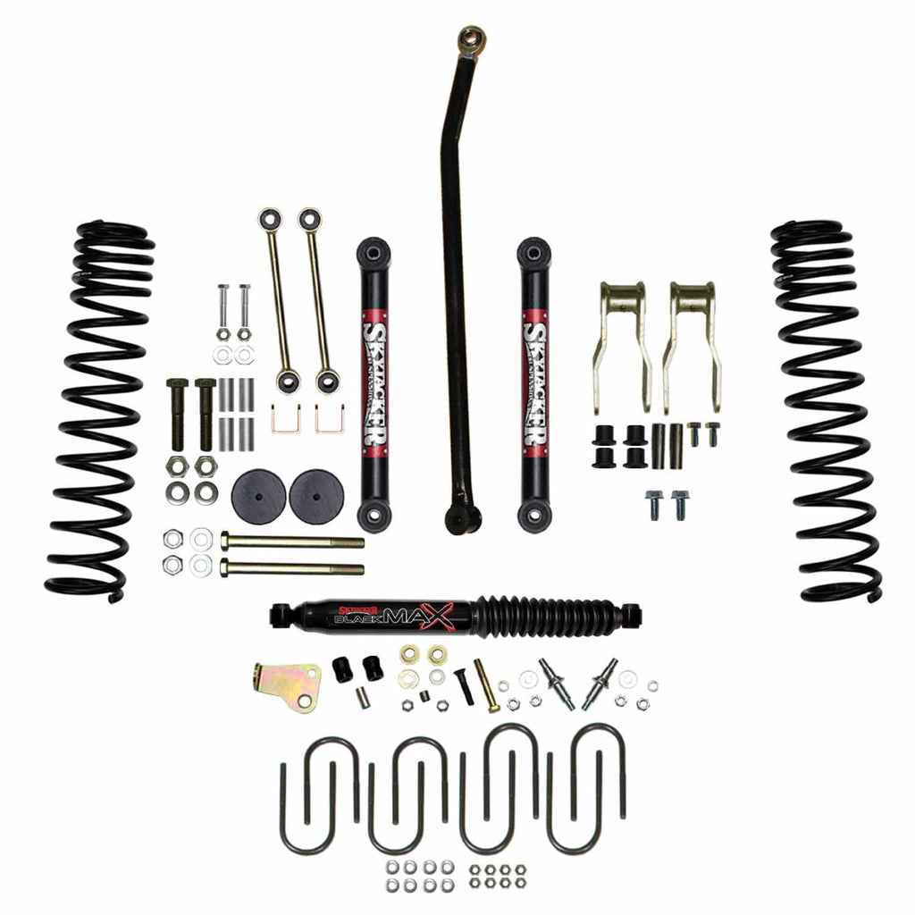 Skyjacker JC4058S 4.5 in. Component Box With Front Adjustable Track Bar and Lower Control Arms. for Select Jeep Cherokee