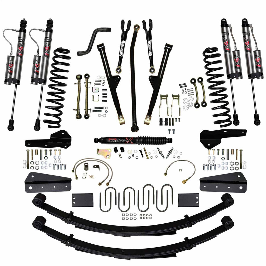 Skyjacker JC6258KSXLT 6 in. Rock Ready 2 Lift System With ADX 2.0 Remote Reservoir Monotube Shocks. for Select Jeep Cherokee