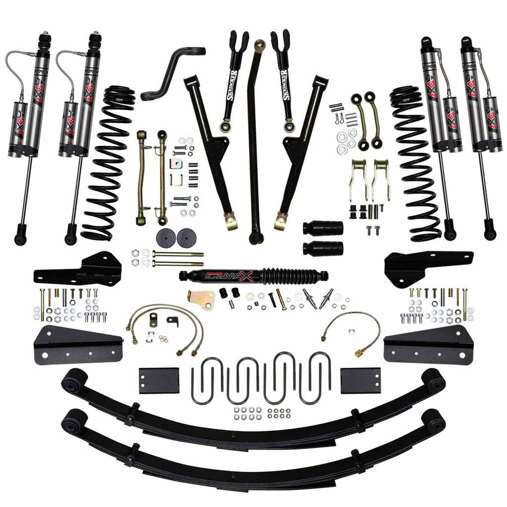 Skyjacker JC8258KSXLT 8 in. Rock Ready 2 Lift System With ADX 2.0 Remote Reservoir Monotube Shocks. for Select Jeep Cherokee