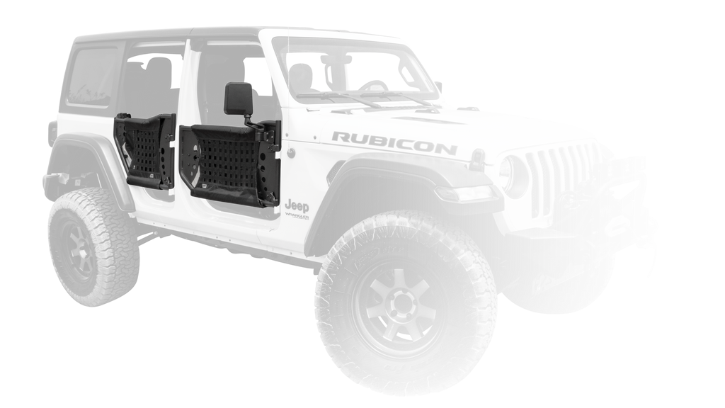 Body Armor 4x4 JL-6150 Traildoors, Rear, Pair for Select Jeep Gladiator, Jeep Wrangler