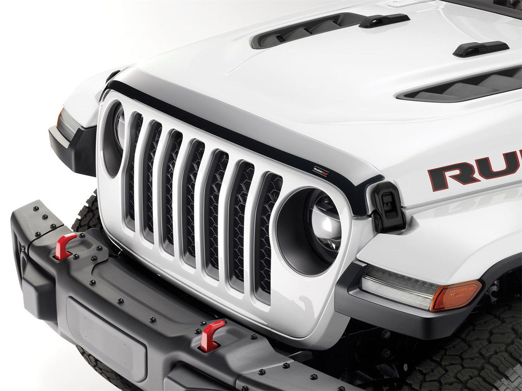 Weathertech 55177 Low Profile Aerodynamic Hood Protector for Select Jeep Gladiator, Jeep Wrangler