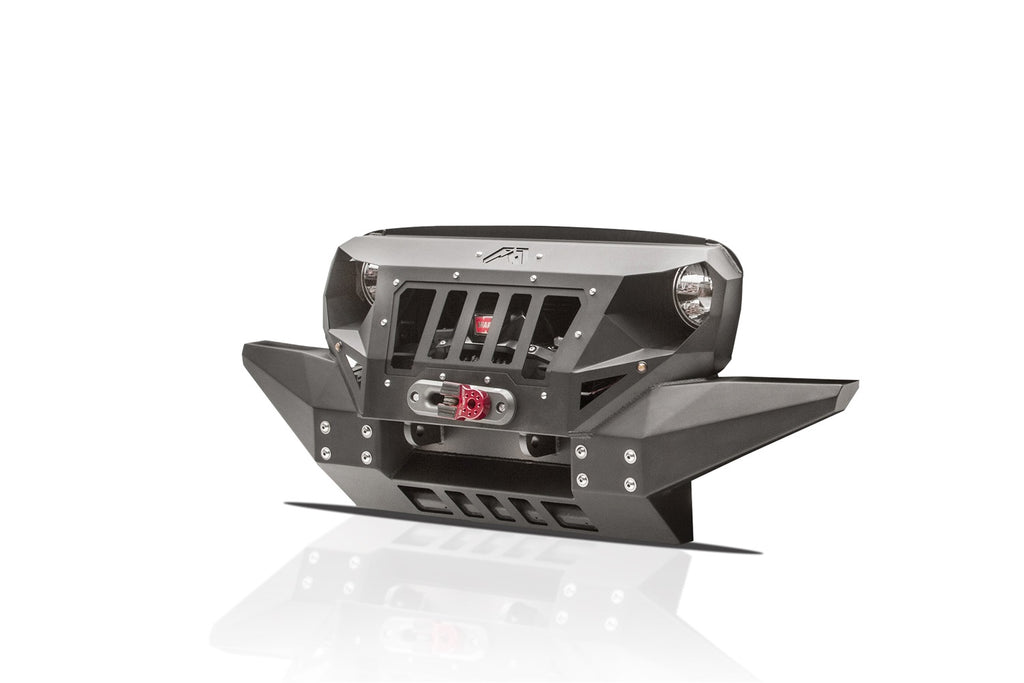 Fab Fours GR1010-B Grumper Grill/Front Bumper for Select Jeep Wrangler, Jeep Wrangler JK
