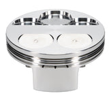 JE Pistons 261545 Piston Set, 2618, Dome, 3.740 Bore, 0.921 CD, 0.708 Pin, Set of 1.