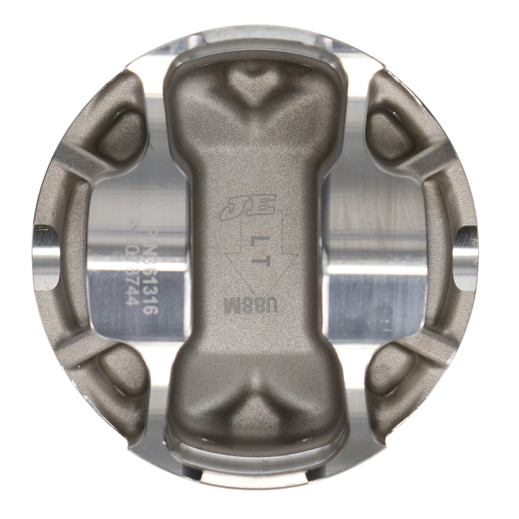 Piston-Single,-2618,-Inv-DomeDish,-3.405-Bore,-1.290-Cd,-0.866-Pin,-Set-Of-1.