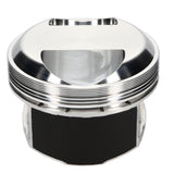 JE Pistons 381244S Piston Single, 4032, Dome, 3.346 Bore, 1.335 CD, 0.866 Pin Dia, Set of 1.