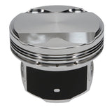 JE Pistons 242871 Piston Set, 2618, Dome, 3.484 Bore, 1.236 CD, 0.827 Pin, Set of 4.