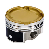 JE Pistons 367883 Piston Set, 2618, Inv Dome/Dish, 3.465 Bore, 1.432 CD, 0.866 Pin, Set of 4.