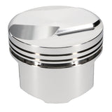 JE Pistons 338182S Piston Single, 4032, Dome, 4.310 Bore, 1.645 CD, 0.990 Pin, Set of 1.
