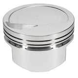 JE Pistons 338175S Piston Single, 4032, Inv Dome/Dish, 4.470 Bore, 1.270 CD, 0.990 Pin, Set of 1.
