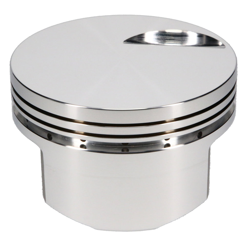 Piston-Set,-4032,-Flat-Top,-4.565-Bore,-1.465-Cd,-0.990-Pin,-Set-Of-8.