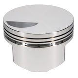 JE Pistons 297251 Piston Set, 4032, Flat Top, 4.565 Bore, 1.465 CD, 0.990 Pin, Set of 8.