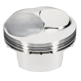 JE Pistons 330120S Piston Single, 2618, Dome, 4.500 Bore, 1.060 CD, 0.990 Pin, Set of 1.