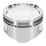 JE Pistons 177239 Piston Set, 2618, Dome, 3.464 Bore, 1.035 CD, 0.787 Pin, Set of 1.