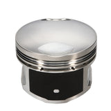 JE Pistons 362230 Piston Set, 2618, Dome, 3.051 Bore, 1.173 CD, 0.728 Pin, Set of 12.