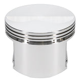 JE Pistons 213460L Piston Single, 2618, Flat Top, 4.375 Bore, 1.113 CD, 0.990 Pin, Set of 1.