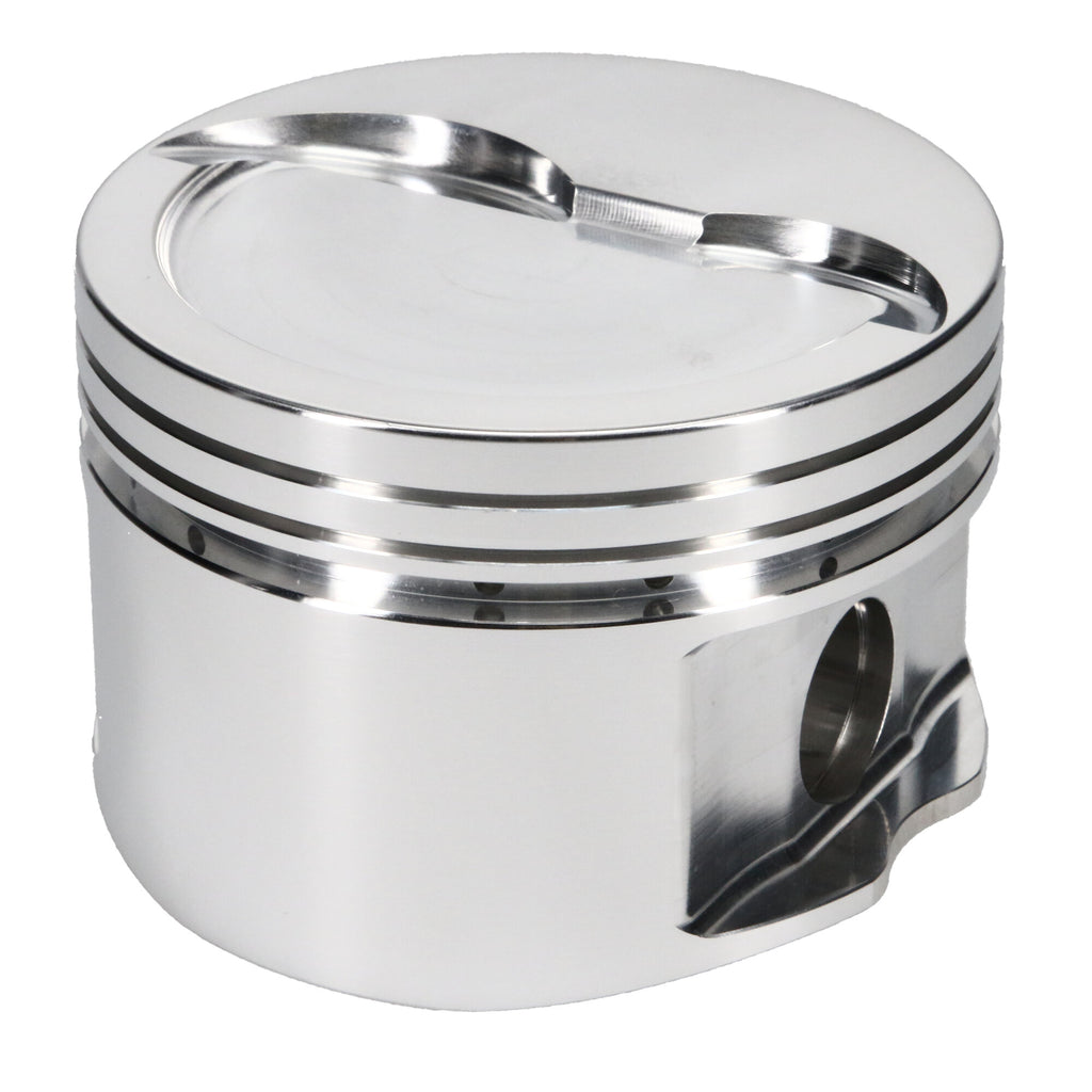 Piston-Single,-2618,-Inv-DomeDish,-4.350-Bore,-1.858-Cd,-0.990-Pin,-Set-Of-1.