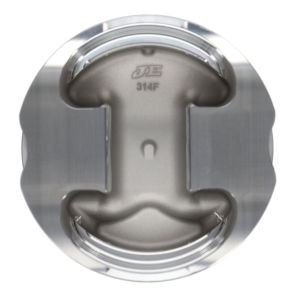 Piston-Single,-2618,-Inv-DomeDish,-4.375-Bore,-1.858-Cd,-0.990-Pin,-Set-Of-1.