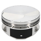 JE Pistons 353418S Piston Single, 2618, Flat Top, 4.600 Bore, 1.120 CD, 0.990 Pin, Set of 1.